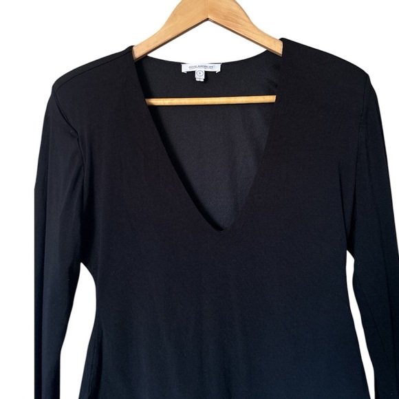 GOOD AMERICAN Long Sleeved Deep Plunge Bodysuit, Size 3 (L?) - Picture 3 of 8